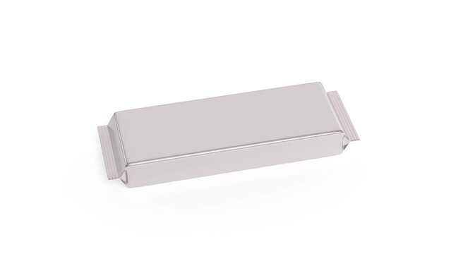 Blank foil packaging for chocolate, wafer or other types of foods