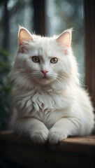Fototapeta premium cute little kitten kitty pet lovely cat