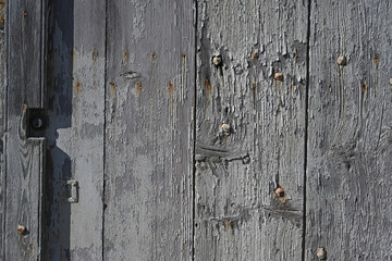 old boards with wood grain close-up