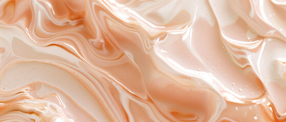 Abstract peach fuzz liquid