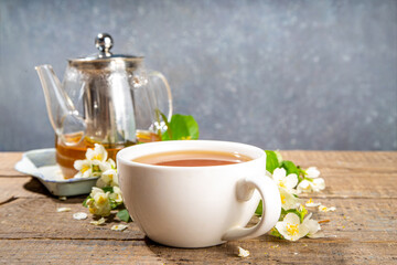 Herbal jasmin flower tea