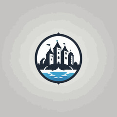 Fototapeta premium Town Logo EPS Format Design