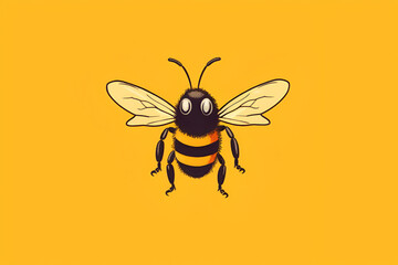 Bee Design, Desktop Wallpaper Size, Ai generative