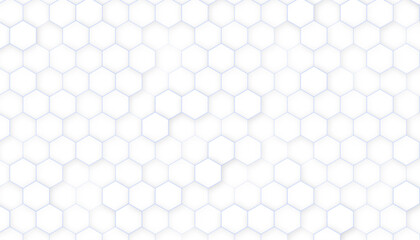 Abstract. Embossed Hexagon. Abstract minimalistic black and white pattern hexagon