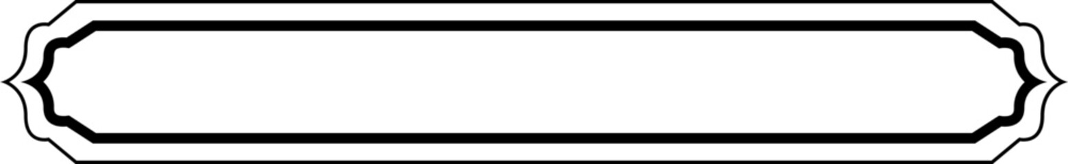 Obraz premium 심플한 예술적인 제목장식. 제목요소. 책표지. 책제목 프레임 장식. simple artistic title decoration. The title element. Book cover. Book title frame decoration.