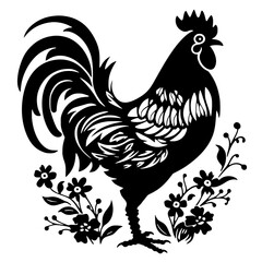 rooster png, rooster svg, rooster vector, rooster silhouette, eps, png, jpg, svg, rooster, chicken, bird, vector, cartoon, illustration, farm, animal, hen, poultry, silhouette, cockerel, animals, beak