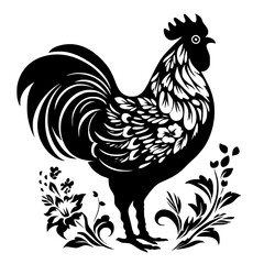 rooster png, rooster svg, rooster vector, rooster silhouette, eps, png, jpg, svg, rooster, chicken, bird, vector, cartoon, illustration, farm, animal, hen, poultry, silhouette, cockerel, animals, beak