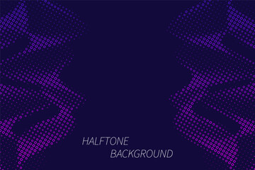 Dots halftone colorful pattern gradient grunge texture background. Dots vibrant pop art comics modern style vector illustration.