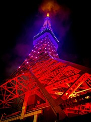 Tokyo Tower Illumination: Nighttime Majesty in Urban Radiance