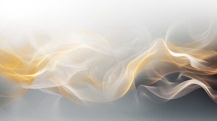 Abstract silver and gold  smoke on white background. cloud, a soft Smoke cloudy wave texture...