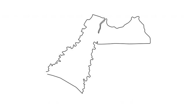 animated sketch map of Cagayan in the Philippines