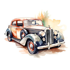 Rolls Royce Watercolor Clipart, Luxury Car Design Watercoloured Clipart, Perfect for your projetc or creations