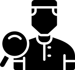 Search specialist Vector Icon