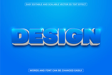 Design 3d Text effect eps