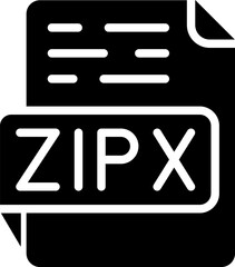 ZIPX Vector Icon