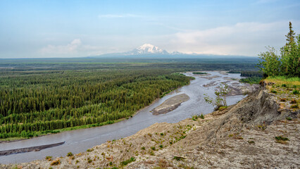 Copper river bed near Tazlina, Alaska