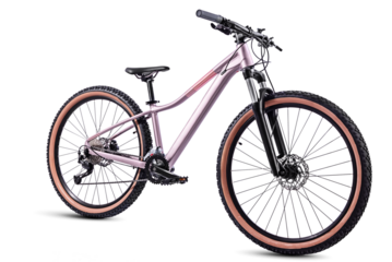 Bike bicycle isolated on white background, modern luxury mountain 