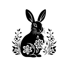 rabbit svg, rabbit clipart, rabbit png, rabbit silhouette, rabbit, bunny, easter, cartoon, illustration, animal, vector, hare, art, spring, holiday, egg, flower, card, fun, pink, drawing, baby, cute, 
