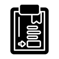 Clipboard Vector Icon