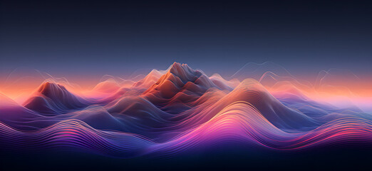 Abstract background , a scene that expresses the new era of data visualization combines data science with visual management design - obrazy, fototapety, plakaty