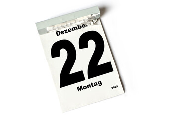 22 . Dezember 2025