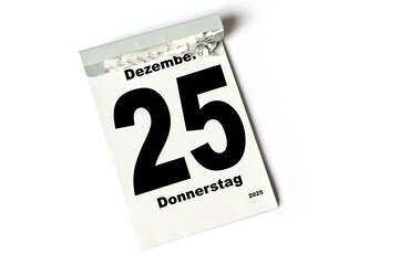 25 . Dezember 2025