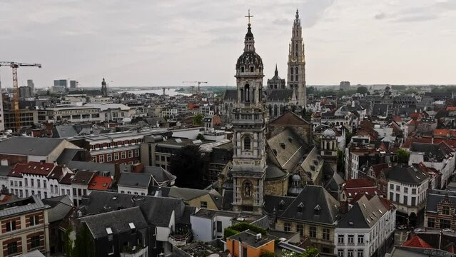 Antwerp chruch towers