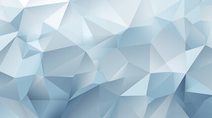 Abstract background of polygons on blue background.