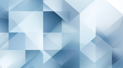 Abstract background of polygons on blue background.