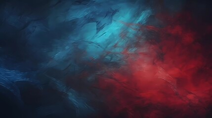 Blurred gradient of black, blue and dark red colors, with noise effect abstract background. generative ai