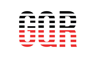 GQR three initial letter iconic line negative space minimal logo design vector template. monogram, abstract, wordmark, business, typography, minimalist, brand, company, flat, modern, unique, simple