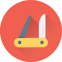 Pocket Knife Vector Icon - obrazy, fototapety, plakaty