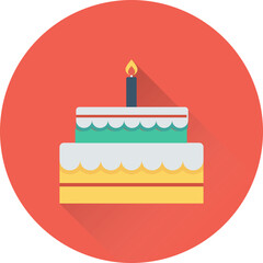 Cake Vector Icon