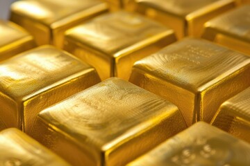 gold bars stacked