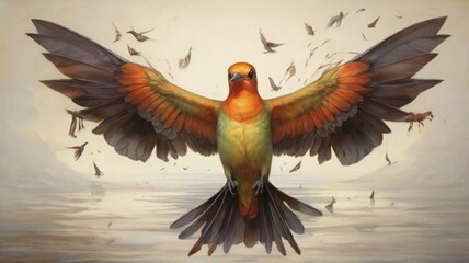 Obraz premium bird of paradise