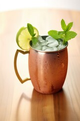 fresh mule cocktail. 