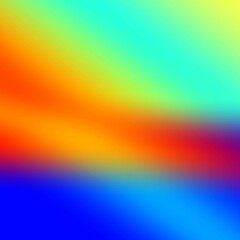 Green blue yellow art