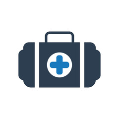 Obraz premium Medical briefcase icon