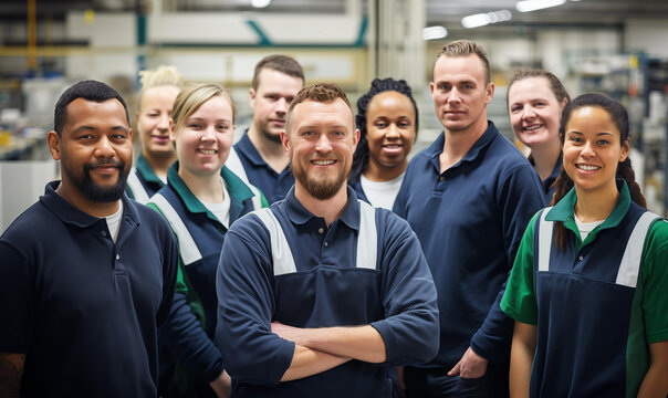Team Warehouse Factory Teamwork Workers People