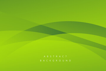 Abstract Green wave vector background for corporate concept, template, poster, brochure, website, flyer design. Vector illustration