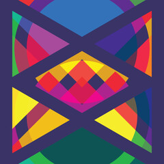 abstract geometric colorful pattern background