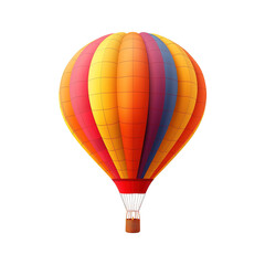 Fototapeta premium colorful hot ballon air png