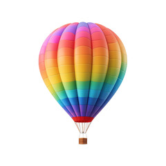 Fototapeta premium colorful hot ballon air png