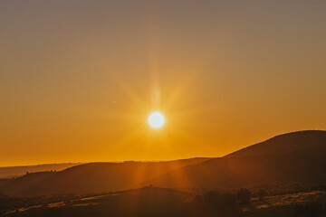 Sonnenuntergang Spanien Extremadura