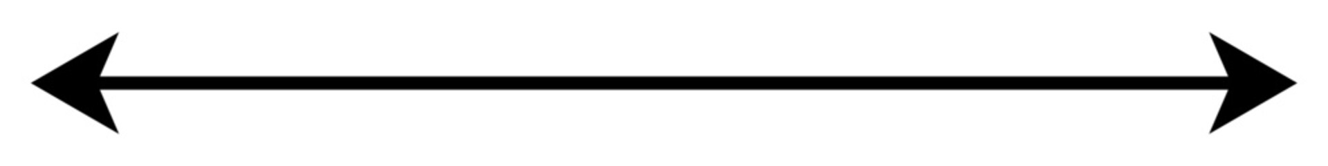 Straight double long vector arrow icon