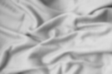 Blurry Image of Classy Smoky Gray Luxurious Silk Drapery Cloth