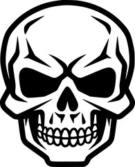 Skull - High Quality Vector Logo - Vector illustration ideal for T-shirt graphic