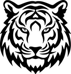 Tiger - High Quality Vector Logo - Vector illustration ideal for T-shirt graphic