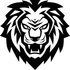 Tiger - Minimalist and Flat Logo - Vector illustration