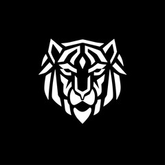 Tiger | Minimalist and Simple Silhouette - Vector illustration